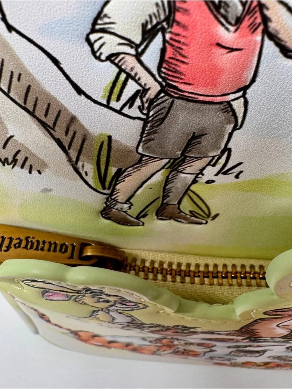 NWT. Disney Parks Winnie the Pooh and Friends Picnic Fun Loungefly Mini Backpack - Picture 10 of 16